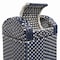 Happimess Darla 14.27-Gallon All-Weather Wicker/Metal Swing Top Hideaway Outdoor Trash Can, Navy/White HPM1201B - alternate 4