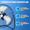 Edendirect Fans, 18 in Blade Dia, 120 V, 2200/3100/4100 CFM IR-SFC1-450B - alternate 3