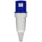 Walther-Werke Pin and Sleeve Plug, 60A, 3Ã¸ 250 or 230, 3 Phase, 3 Pole, Blue, Screw Terminals Wire Connection Type 260409 - alternate 1