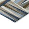Homeroots 10' X 14' Navy Blue Brown And Beige Geometric Washable Indoor Outdoor Area Rug 598285 - alternate 4