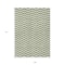 Homeroots 9' X 12' Green And Ivory Chevron Washable Indoor Outdoor Area Rug 595311 - alternate 3
