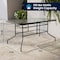 Flash Furniture 5PC Patio Set-55" Glass Table, 4 Black Chairs TLH-089REC-017CBK4-GG - alternate 3