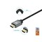 Monoprice 4K Certified High-Speed Slim HDMI Cable - 4K60, 18Gbps, HDR, Gold-Plated, 6ft, Black 47914 - alternate 2