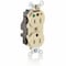 Leviton Straight Blade Receptacle, 5-15R, 15 A, 125V AC, Surface Mount, Isolated Ground M8200-IGI - alternate 1