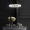 Jonathan Y Reese 15.7" Adjustable Integrated LED Metal/Crystal Pendant, Chrome/Clear JYL7218A - alternate 4