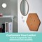 Lockermate By Bostitch 10-Piece Fashion Locker Kit with 12in Stac-A-Shelf, White/Crystal 5082-WHT - alternate 2