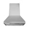 Wrightmaster 36 in. Convertible Vent Wall Mounted Stainless Steel Range Hood with Smart Control & 4-Speed Levels ZR-CAS36313A - alternate 3