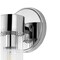 Jonathan Y Cecil 6" 1-Light Tall Cylinder Iron/Striped Glass Modern Mid-Century LED Vanity, Chrome JYL3537A - alternate 5