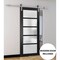 Sartodoors Barn Interior Door, 42" x 96", Black QUADRO4002BD-S-BLK-4296 - alternate 2