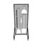 5S Supplies Housekeeping Shadow Board Broom Station V16, Gray / White, Kit + Stand HSB-V16-GRAY/WHITE-KIT-STAND - alternate 1