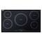 Summit 36in Wide 208-240V 5-Zone Induction Cooktop SINC5B36B - alternate 1