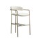 Manhattan Comfort Serene Metal Upholstered Counter Stool in Alabaster CS1884-CR - alternate 2