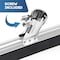 Dsv Standard Uneven Surface Floor Squeegee 22 in, Double Foam Blade Garage Squeegee, Taper Pole Connection 87022 - alternate 2