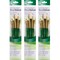 Princeton RealValue Brush Set, Natural Bristles, Short Handle Mixed Media Paintbrush, Green, 4-Piece Set, 3PK PR9112 - alternate 1