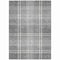 Homeroots 5' X 8' Gray Black And Ivory Plaid Washable Indoor Outdoor Area Rug 596340 - alternate 4