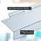 Azar Displays Acrylic Slatwall Shoe Shelf with Sign Slot, 10"W x 1.25"H x 4"D, Clear, 10PK 556001-CLR-10PK - alternate 3