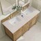 James Martin Vanities Lorelai 60" Dbl Vanity, Light Natural Oak, w/3 CM Siberian Silestone Top w/FreePower Wireless Charger 424-V60D-LNO-FSFR - alternate 4