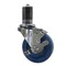 Service Caster 4'' SS Solid Poly Swivel 1-1/2'' Expanding Stem Caster with Brake SCC-SSEX20S414-SPUS-TLB-112 - alternate 1