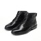 Handpoint Mens 6 in Soft Toe Lace-Up Work Boots-Black Full Grain Leather Dress Safety Boots, KEVLAR, 7 RV4102D-7 - alternate 2