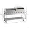 Koolmore 72 in. Full Stainless Steel Commercial Propane Gas Grill with 36 in. Griddle and 36 in. Pizza Oven CGKIT7-G36P36 - alternate 4