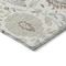 Homeroots 3' X 5' Ivory Brown And Gray Damask Washable Indoor Outdoor Area Rug 599424 - alternate 3