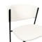 Manhattan Comfort Drift Metal Vegan Leather Side Chair in Ivory - Set of 4 DC1532-3 - alternate 3