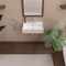 Whitehaus Collection 24 in Rectangular Wall Mount Basin with Widespread Faucet Drilling and Overflow B-AG61-3H - alternate 3