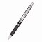 Pentel EnerGel Alloy RT Gel Pen, Retractable, Medium 0.7 mm, Black Ink, Black/Aluminum Barrel BL407ABPA - alternate 2