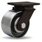 Hamilton Plate Caster, Swivel, Steel, 7 1/2"H S-FMK-63HFSB-H4SL-FB - alternate 1