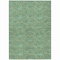Homeroots 10' X 14' Sage Fern Green And Peach Geometric Washable Indoor Outdoor Area Rug 615235 - alternate 3