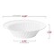 Smarty Had A Party 12 oz. White Flair Plastic Soup Bowls (180 Bowls), 180PK 201WH-CASE - alternate 5
