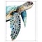 Homeroots Great Sea Turtle White Print Wall Art 403697 - alternate 1