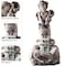 Pure Garden Outdoor Water Fountain, LED Lights, Lighted Cherub Angel Fountain, Antique Stone Design 50-0010 - alternate 2