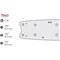 Oregon Harvester Guide Bar, 43 in., 3/4in. Pitch, .122in. Gauge, EnduraMax, Replaceable Sprocket Nose 431EMCT043 - alternate 2