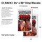 Signmission Texas Style Bbq, Vinyl Decals Only 24 Inch x 36 Inch, Vinyl Decal, 2PK DSB-2436-2PACK-Texas Style Bbq - alternate 2