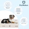 Petmaker Dog Mat for Food & Water, Crate Pad & Floor Protector Large PVC Memory Foam Pad w/ Non-Slip Bottom PET6417 - alternate 2