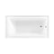 Kingston Brass 66-Inch Acrylic Rectangular 3-Wall Alcove Tub Combo w/ Waste and Overflow Drain, Right Hand Drain CVTDE603122R5 - alternate 3