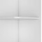 Homeroots 62in White Wood Corner Utility Cabinet With Two Doors 526166 - alternate 2