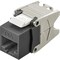 Hubbell Premise Wiring JACK, HJU6A, CAT6A, UNI, BK HJU6ABK - alternate 1
