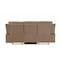 Homeroots 40" Modern Beige Fabric Sofa 329383 - alternate 4