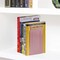 Acrimet Steel Metal Bookends for Shelves, Heavy Duty, for Large books, Pink, 2PK 293.1 - alternate 4