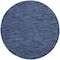 Homeroots 10' Navy Blue And Denim Blue Round Indoor Outdoor Area Rug 545484 - alternate 2