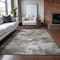 Homeroots 8' X 10' Beige Taupe And Gray Abstract Washable Indoor Outdoor Area Rug 577748 - alternate 4