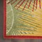Homeroots 5' X 7' Orange Yellow Red Blue And Green Palm Leaf Indoor Outdoor Area Rug 550357 - alternate 2