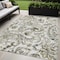 Homeroots 5' X 8' Brown Ivory And Tan Paisley Washable Indoor Outdoor Area Rug 588637 - alternate 1