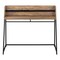Homeroots 47" Brown and Black Wood and Metal Sled Computer Desk 489977 - alternate 1