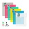 C-Line Products 8-1/2" x 11" Assorted Reusable Top Load XL Poly Envelope with String Closure, 24EA/DS, 6DS/CT 58020-DS - alternate 1