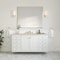 James Martin Vanities Chicago 60" Single Vanity, Glossy White, w/ 3 CM Siberian Silestone Top w/FreePower Wireless Charger 503-V60S-GW-FSFR - alternate 2