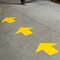 Brady ToughStripe Max Floor Marking Arrow 2 in W x 5 in H Yellow, 100PK 177093 - alternate 2
