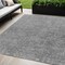 Homeroots 5' X 8' Gray And Charcoal Southwestern Washable Indoor Outdoor Area Rug 587063 - alternate 1